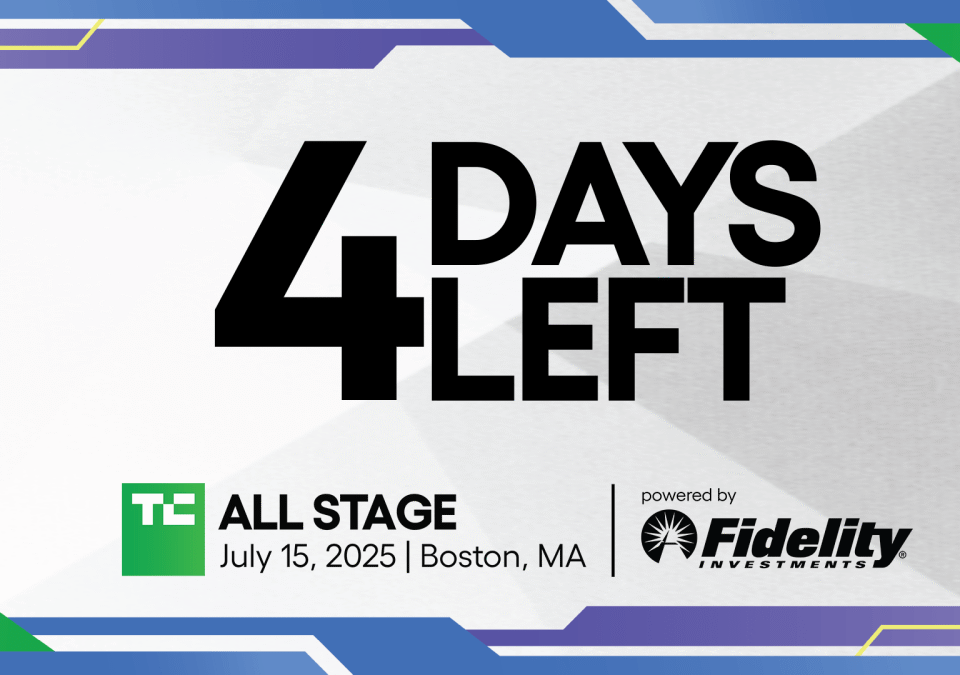 TechCrunch All Stage 4 days left