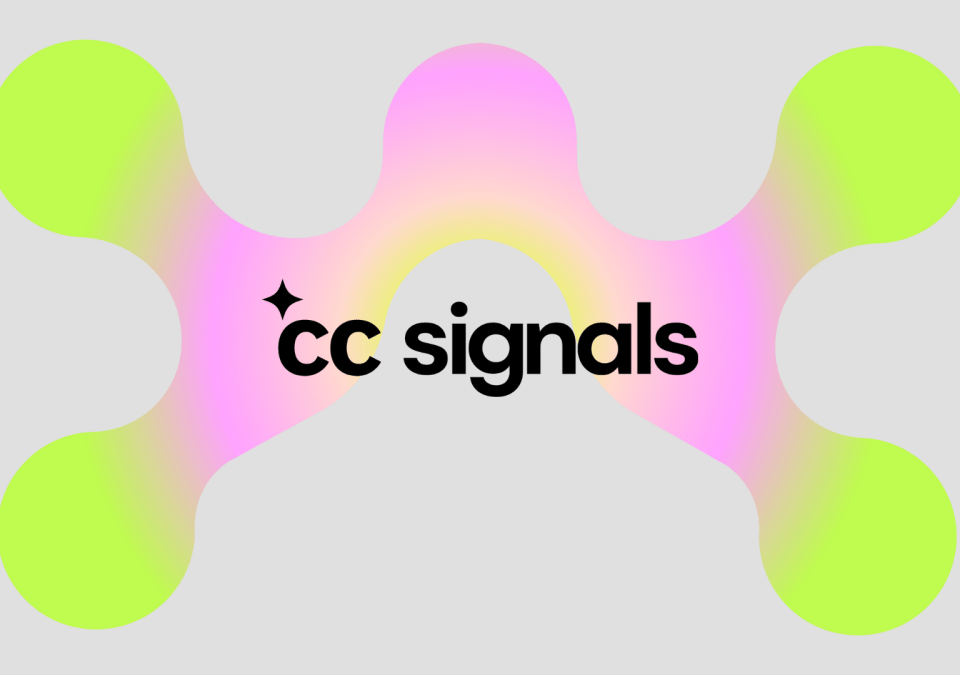 Creative Commons لاول مرة إشارات CC ، إطار عمل لنظام إيكولوجي مفتوح من الذكاء الاصطناعي