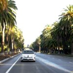 Nuro autonomous vehicle on road