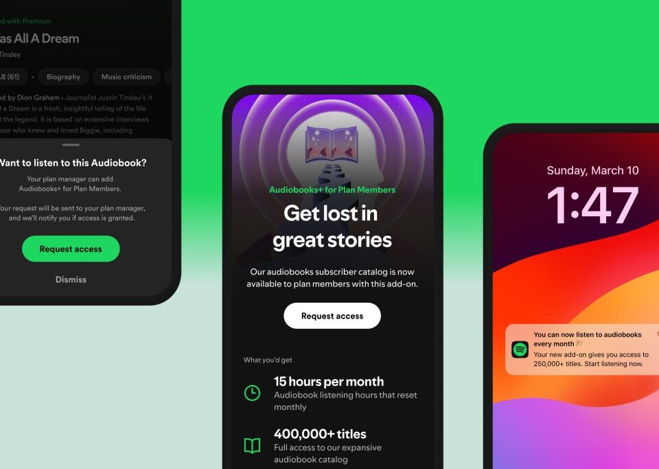 Audiobooks+ Consumer Screen