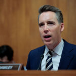 The Senate Judiciary Committee's Subcommittee on Crime and Counterterrorism Chairman Josh Hawley (R-MO) presides over a hearing about artificial intelligence generative models training on copyrighted works in the Dirksen Senate Office Building on Capitol Hill on July 16, 2025 in Washington, DC.