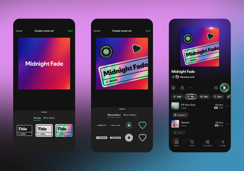تتيح لك أحدث ميزة Spotify إضافة تحولاتك الخاصة إلى قوائم التشغيل