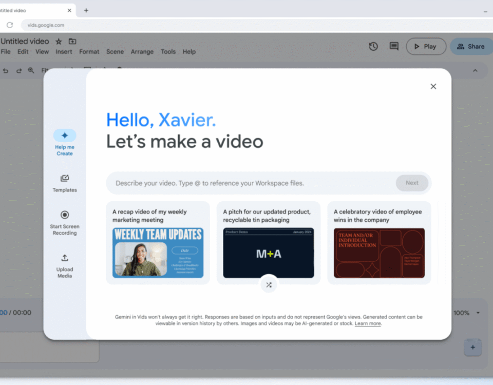 تسهل Google تحرير مقاطع الفيديو على محرك أقراص مع زر اختصار VIDS جديد