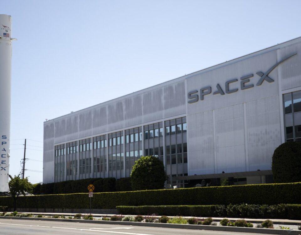 SpaceX headquarters in Hawthorne, California