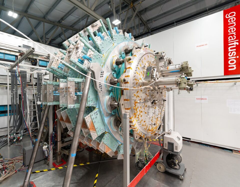 Assembly continues on General Fusion's LM26.