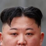 North Korea's leader Kim Jong Un attends a wreath laying ceremony at the Ho Chi Minh mausoleum in Hanoi on March 2, 2019.