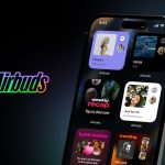 screenshots of Airbuds mobile app