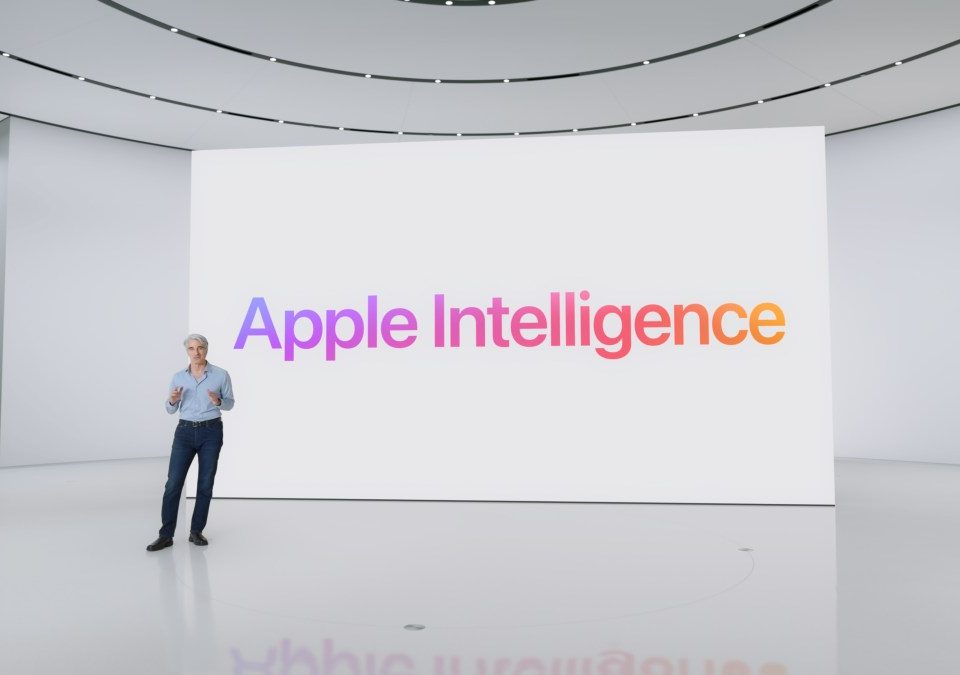 WWDC24 Apple Intelligence presentation