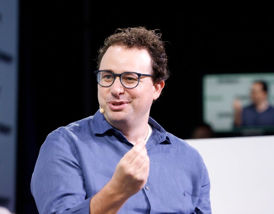 Anthropic Co-Founder & CEO Dario Amodei speaks onstage during TechCrunch Disrupt 2023 at Moscone Center.