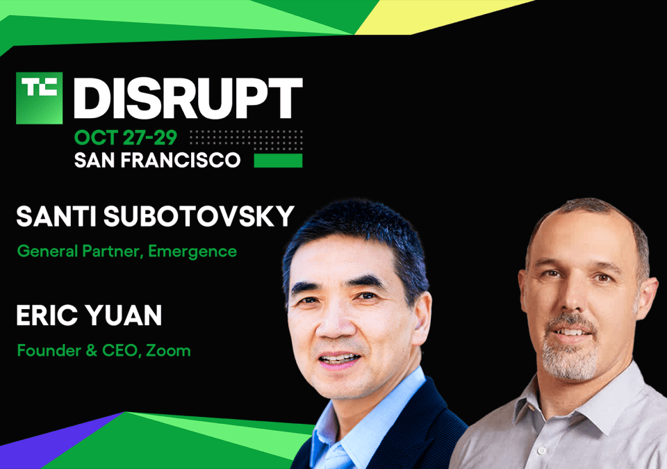 TechCrunch Disrupt 2025 Eric Yuan Santi Subotovsky