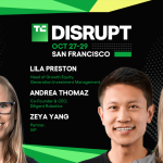 TechCrunch Disrupt 2025 Andrea Thomaz, Lila Preston, Zeya Yang