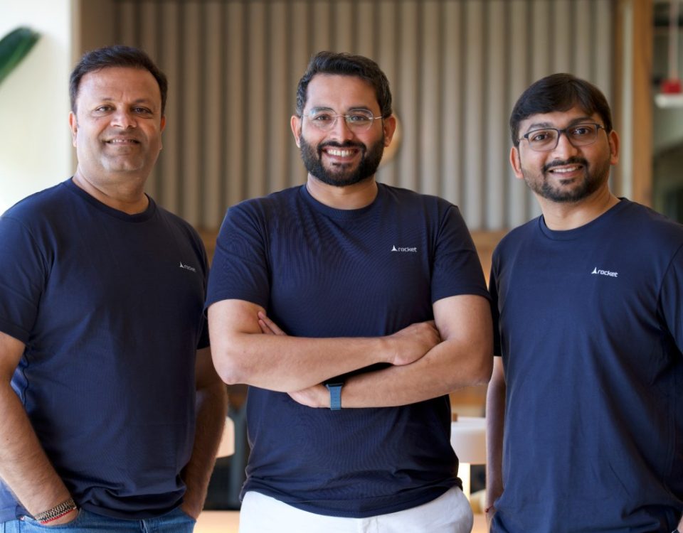 Rocket.new co-founders Deepak Dhanak, Vishal Virani, and Rahul Shingala