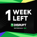 TechCrunch Disrupt 2025 1 week