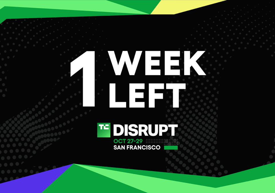 TechCrunch Disrupt 2025 1 week