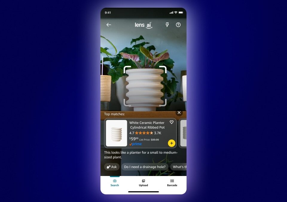 تطلق Amazon Lens Live ، وهي أداة تسوق تعمل بالنيابة لاستخدامها في العالم الحقيقي