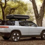 Rivian R2 treehouse tent