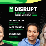 TechCrunch Disrupt 2025 Katie Stanton, Thomas Krane, and Sangeen Zeb