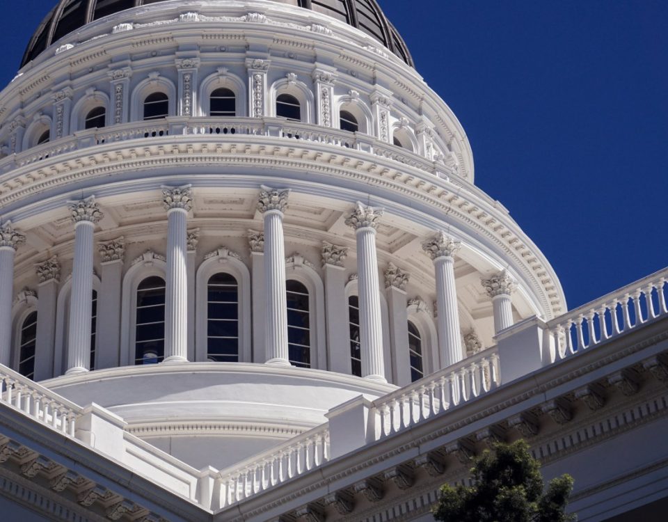 dome of California State Capitol Building, Sacramento