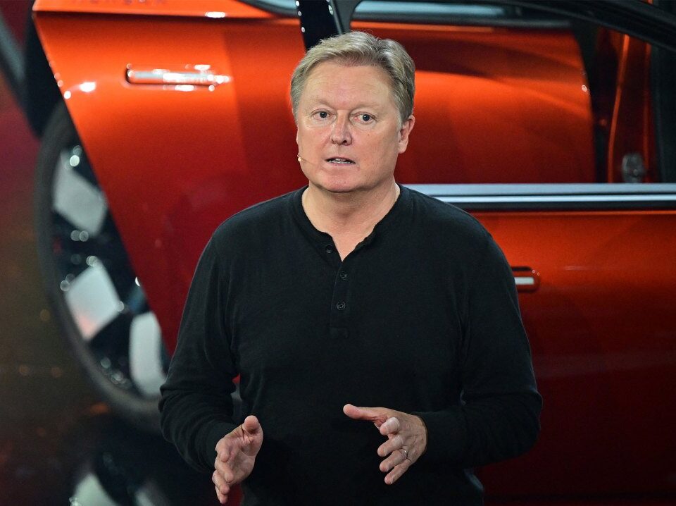 Fisker CEO Henrik Fisker speaks during their inaugural "Product Vision Day" in Huntington Beach, California, on August 3, 2023. (Photo by FREDERIC J. BROWN/AFP via Getty Images)