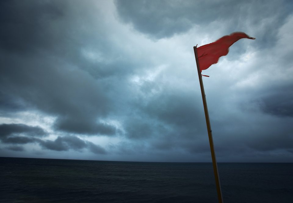 "Subject: Tropical storm in the beach paradise ResortLocation: Playa del Carmen, Riviera Maya, Mexico."