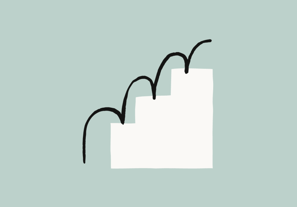 line ascending/descending stairs