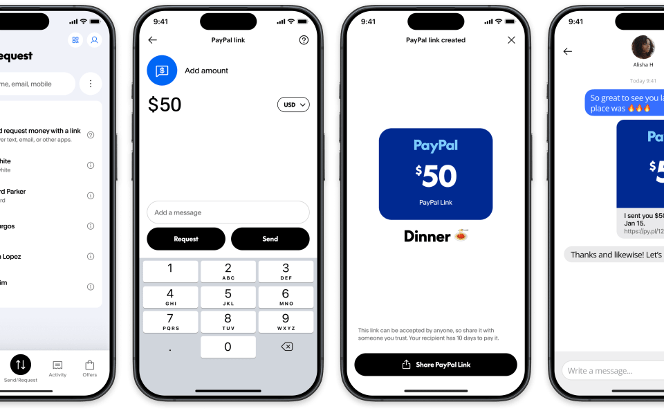 يضيف PayPal روابط دفع فردية جديدة ستدعم Crypto قريبًا