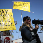 Uber And Lyft Drivers Protest For Fairer Pay