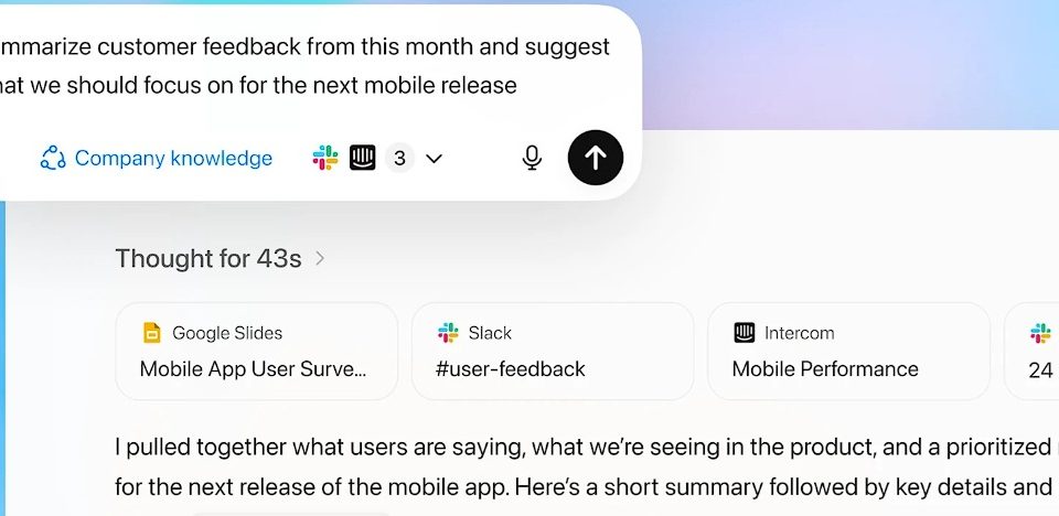 OpenAI تربط ChatGPT ببيانات المؤسسات لتقديم المعرفة الفعالة