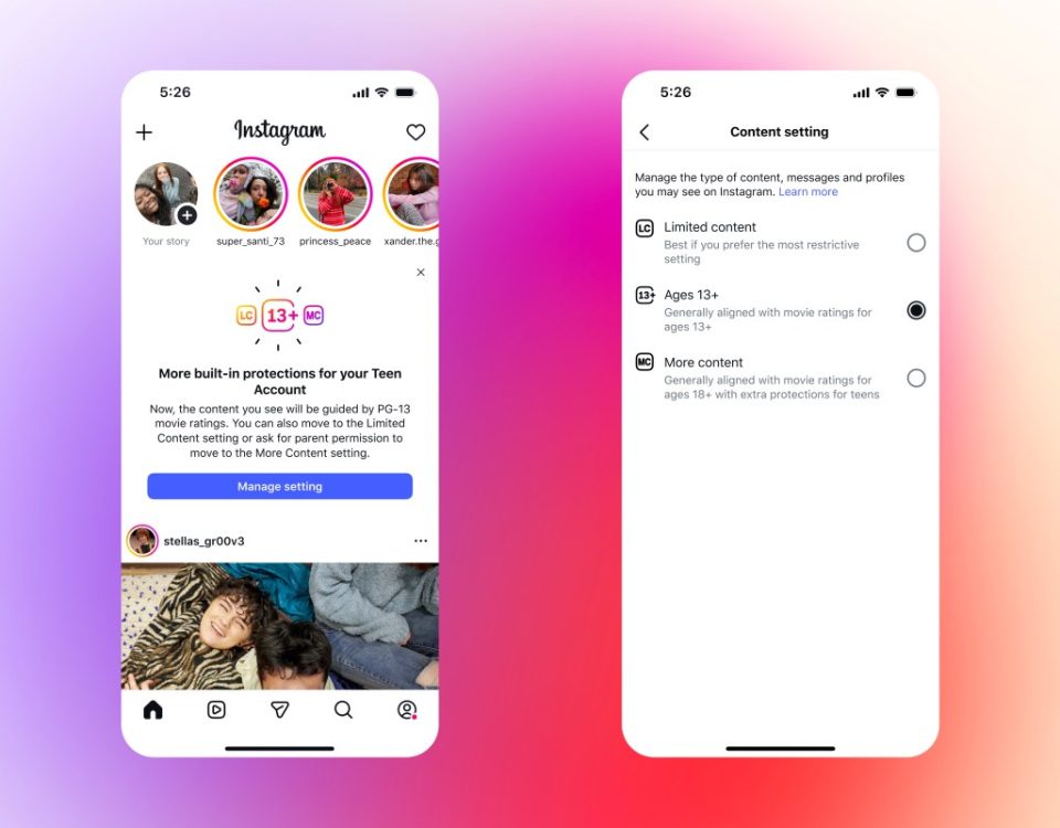 إنستغرام يعرض محتوى PG-13 افتراضيًا للمراهقين، ويضيف المزيد من أدوات الرقابة الأبوية