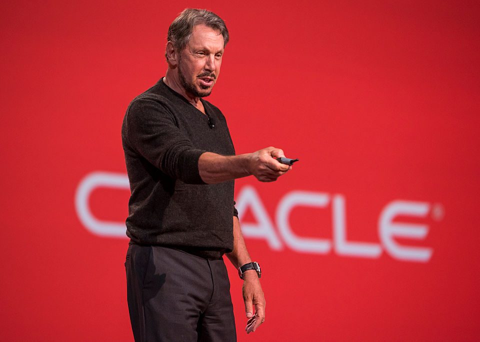 Larry Ellison, chairman of Oracle Corp.