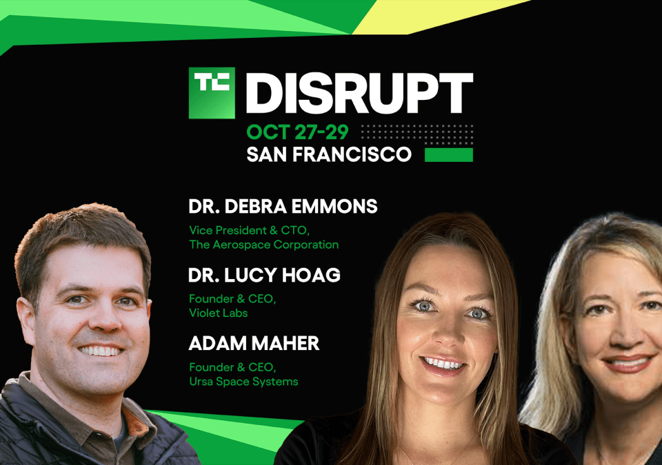 TechCrunch Disrupt 2025 Debra Emmons, Lucy Hoag, and Adam Maher