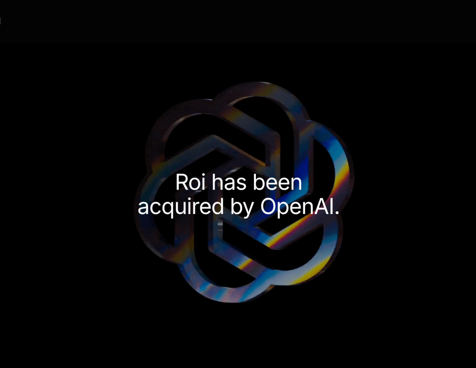 OpenAI acquisition of Roi