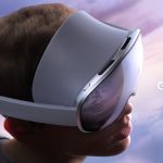 person wearing Samsung Galaxy XR headset