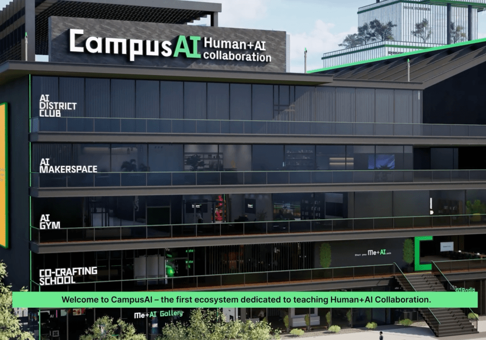 CampusAI building, exterior