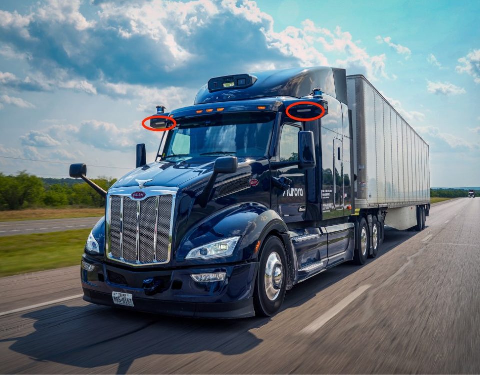 Aurora cab-mounted warning beacons