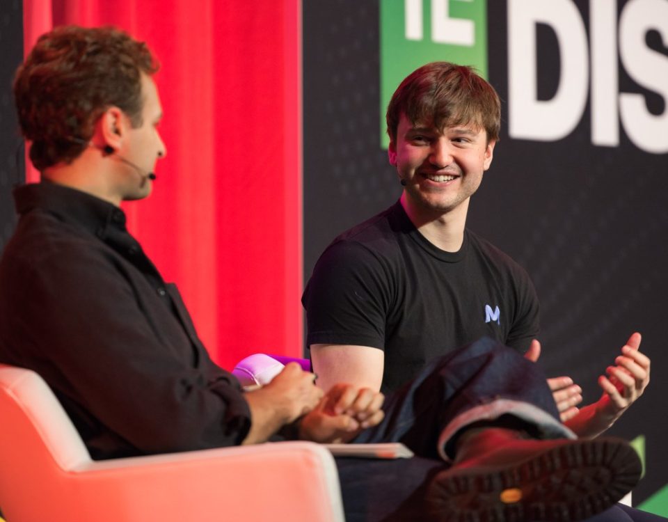 Mercor CEO Brendan Foody at TechCrunch Disrupt 2025.