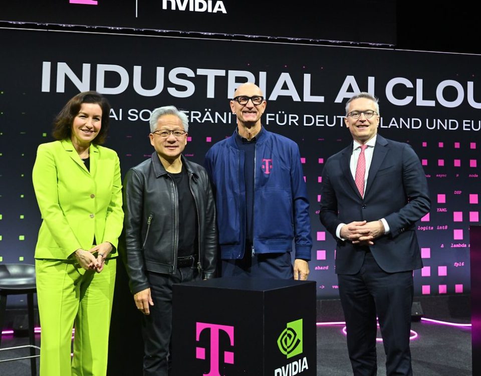Nvidia وDeutsche Telekom توقعان شراكة بقيمة مليار يورو لإنشاء مركز بيانات في ميونيخ