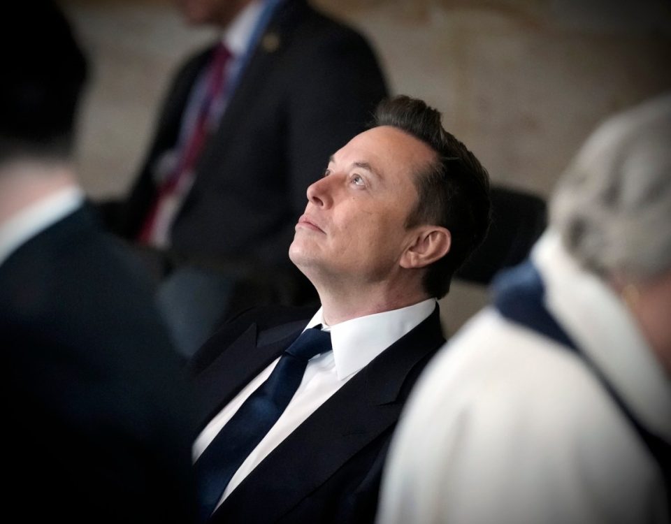 Tesla and SpaceX CEO Elon Musk attends the inauguration of President Donald Trump at the U.S. Capitol Rotunda on January 20, 2025 in Washington, DC.