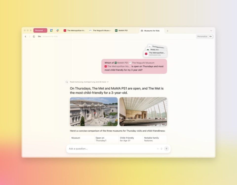 يبدأ متصفح Dia's AI بإضافة "أعظم نجاحات" Arc إلى مجموعة الميزات الخاصة به